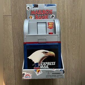 Vintage US Post Office Blue Mail Box Musical Bank – Funrise USPS 1996